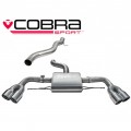 AU33 Cobra Sport Audi TTS (Mk2) Quattro 2008> Cat Back System (Non-Resonated)